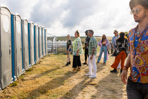 Portable Restroom Setup and Delivery in Beach City, TX